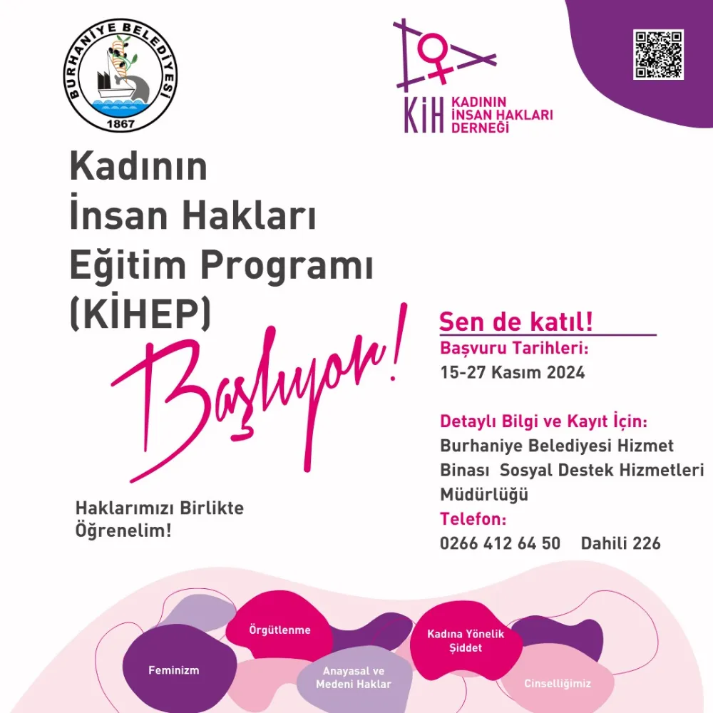 Kadının İnsan Hakları Eğitim Programı Burhaniye’de Başlıyor