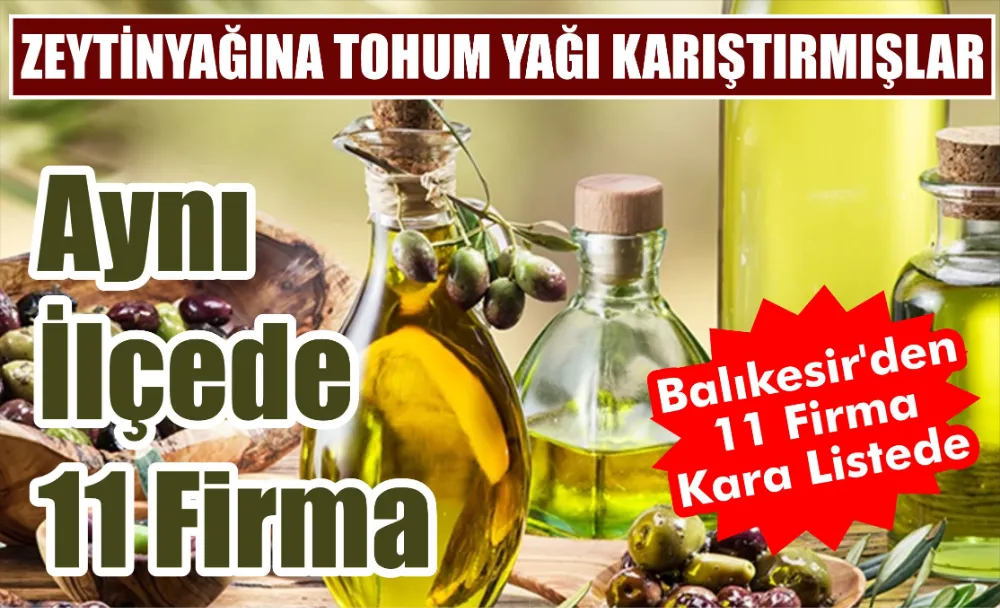 BALIKESİR’DEN 11 FİRMA KARA LİSTEDE