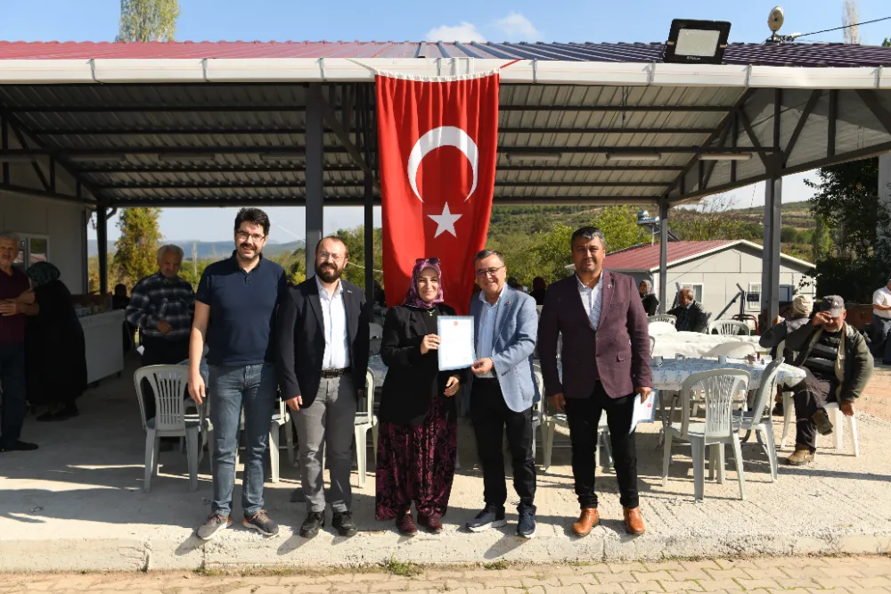 BAŞKAN ŞEHİRLİ, TAŞKÖY’DE 35 YILLIK TAPU SORUNUNU ÇÖZDÜ