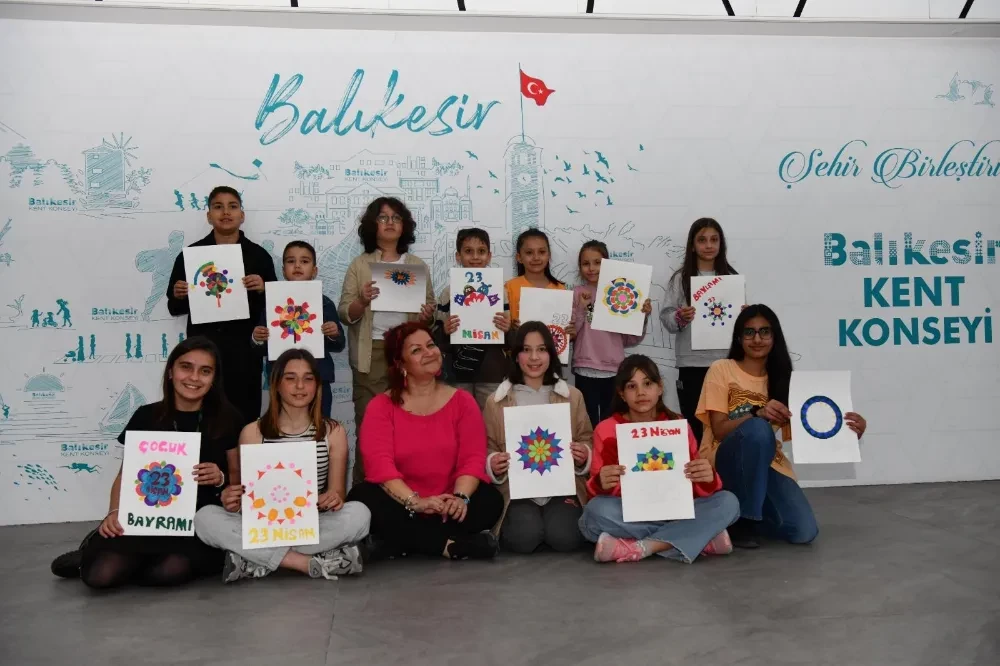 Çocuklar mandala eğitimiyle dikkat geliştiriyor